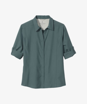 Buy Latest Women's Buttoned Shirt With Spread Collar