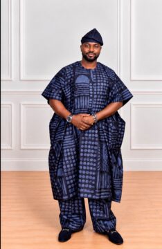 2pcs Adire Agbada