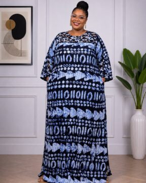 Adire Basket Dress