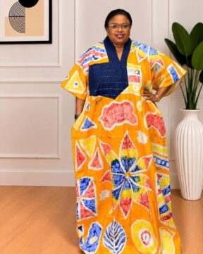 Adire (Art Work) Bubu Dress