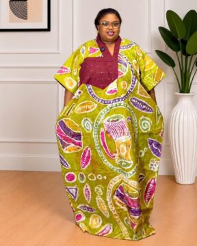 Adire (Art Work) Bubu Dress