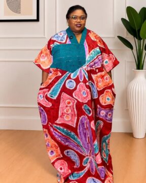 Adire (Art Work) Bubu Dress
