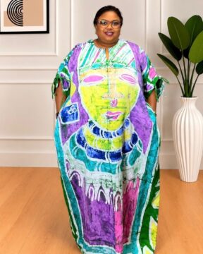 Adire (Art Work) Bubu Dress